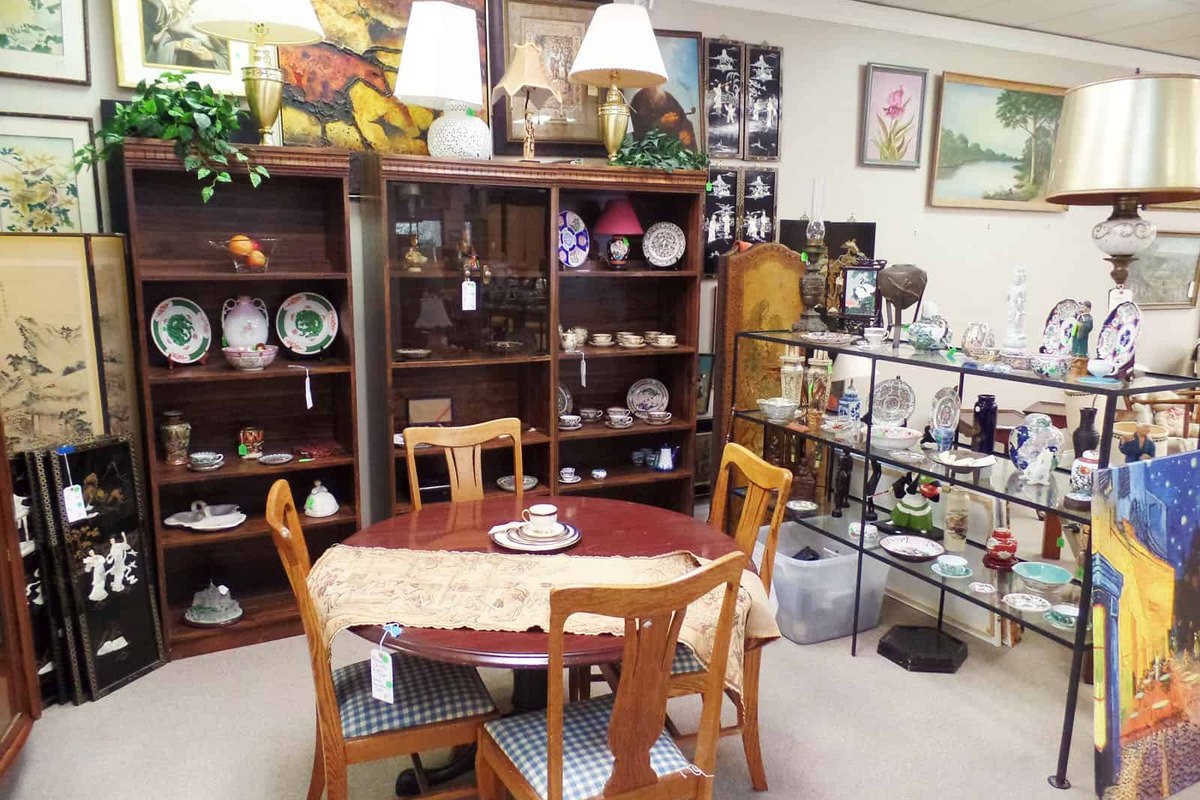 Inside B. Langston's retail shop